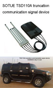 Wireless bomb signal jammer, bomb jammer & truncation communication signal device