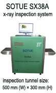 SX38A 通道式X光机, 行李和包裹扫描仪, X光安检机, 输送带式X光机