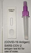 Rapid diagnostic (COVID-19) SARS-COV-2 antigen test kit 