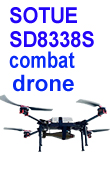 Remote reconnaissance UAV, combat UAV, multi-purpose drone, powerful remote surveillance combat UAV